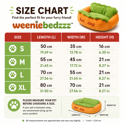 Hotdog Bed For Pets